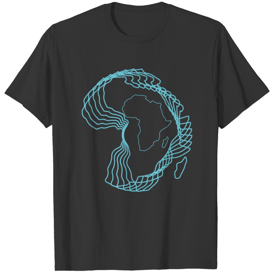 Africa Wireframe T-shirt