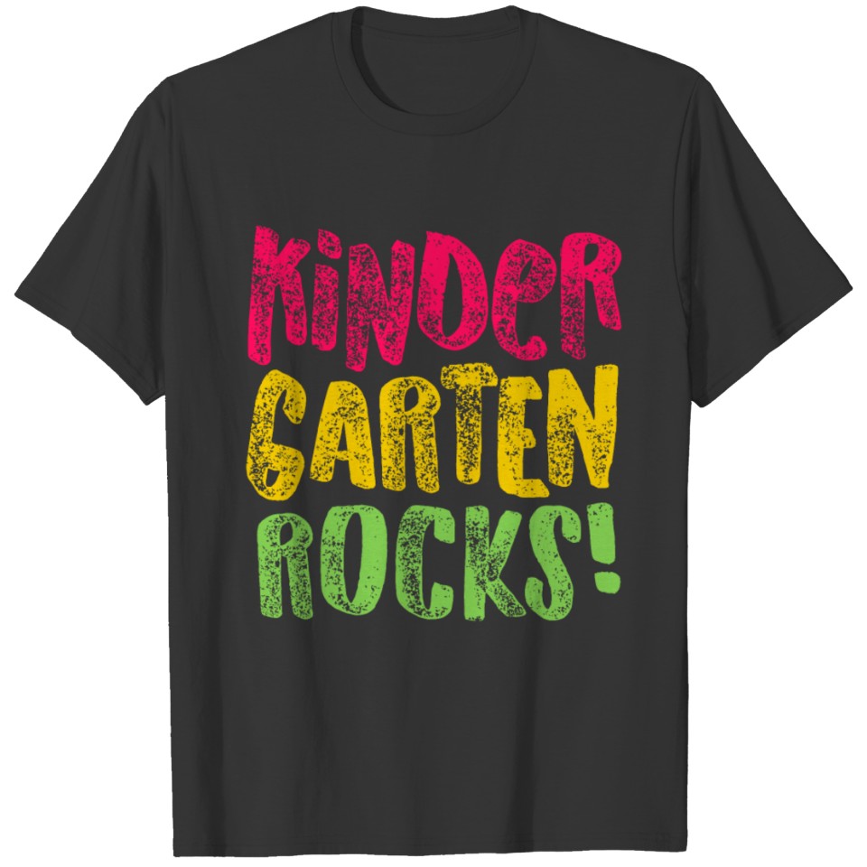 Kindergarten Rocks Cute Funny Pre K Teacher Appreciation Gift T Shirts