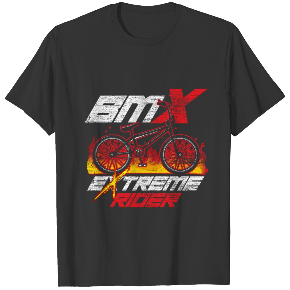 BMX extreme rider gift workout motocross T Shirts