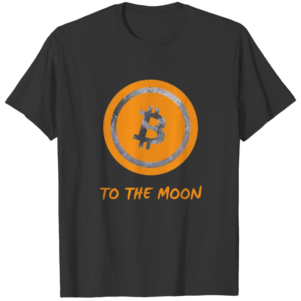 Bitcoin to the moon T-shirt