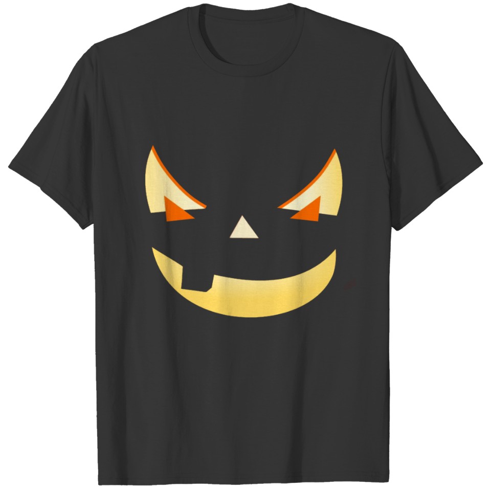 Halloween Pumpkin Face T-shirt