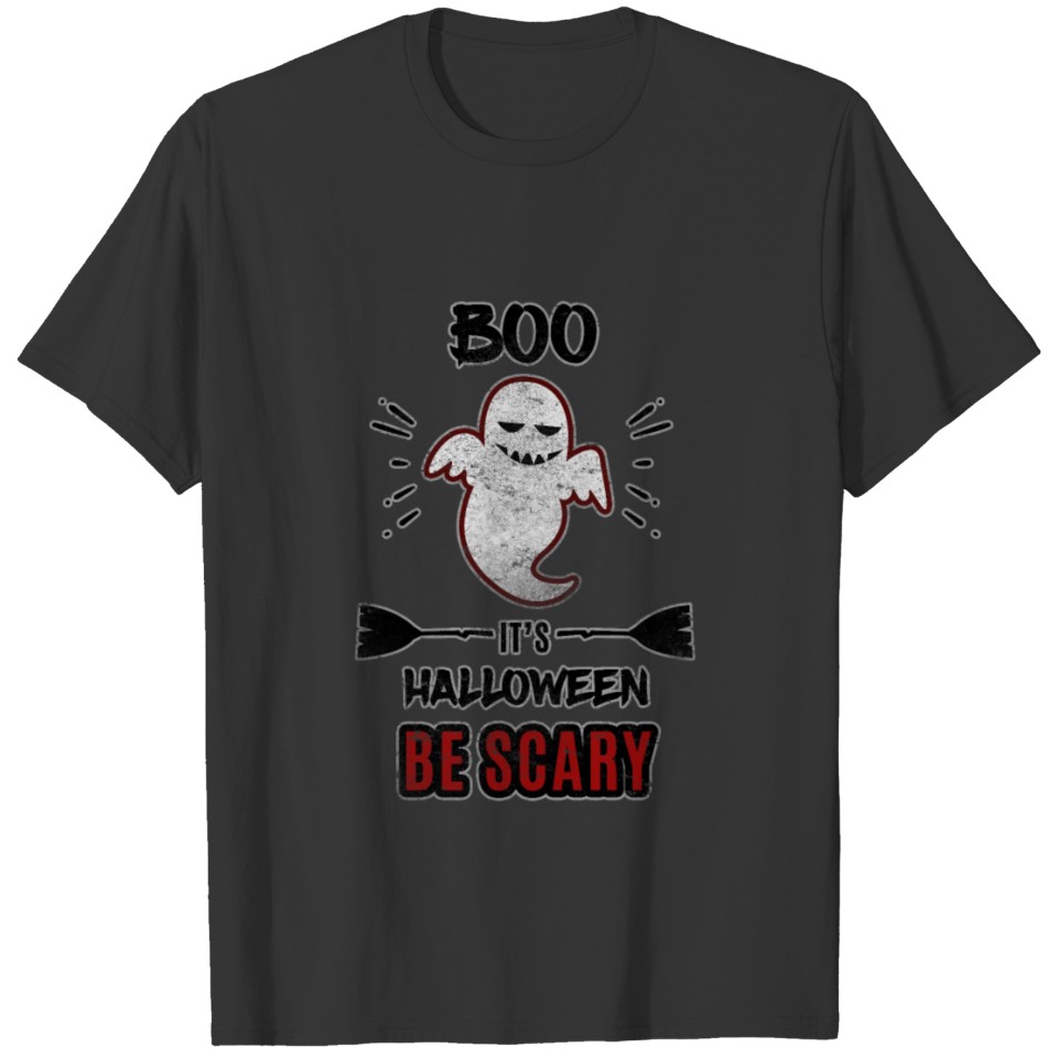 Ghost Halloween Boo Scary Ghost prank gift T-shirt