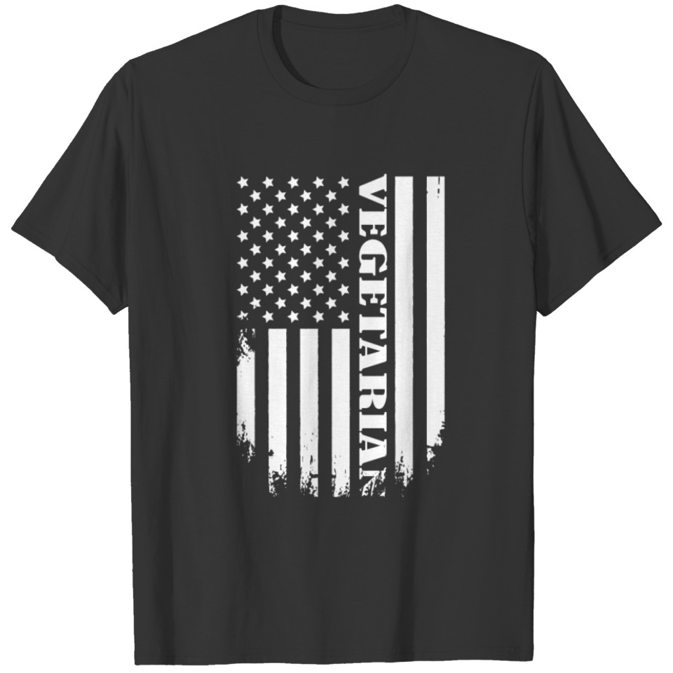 Proud Vegetarian of America - USA VEGETARIAN T Shirts S
