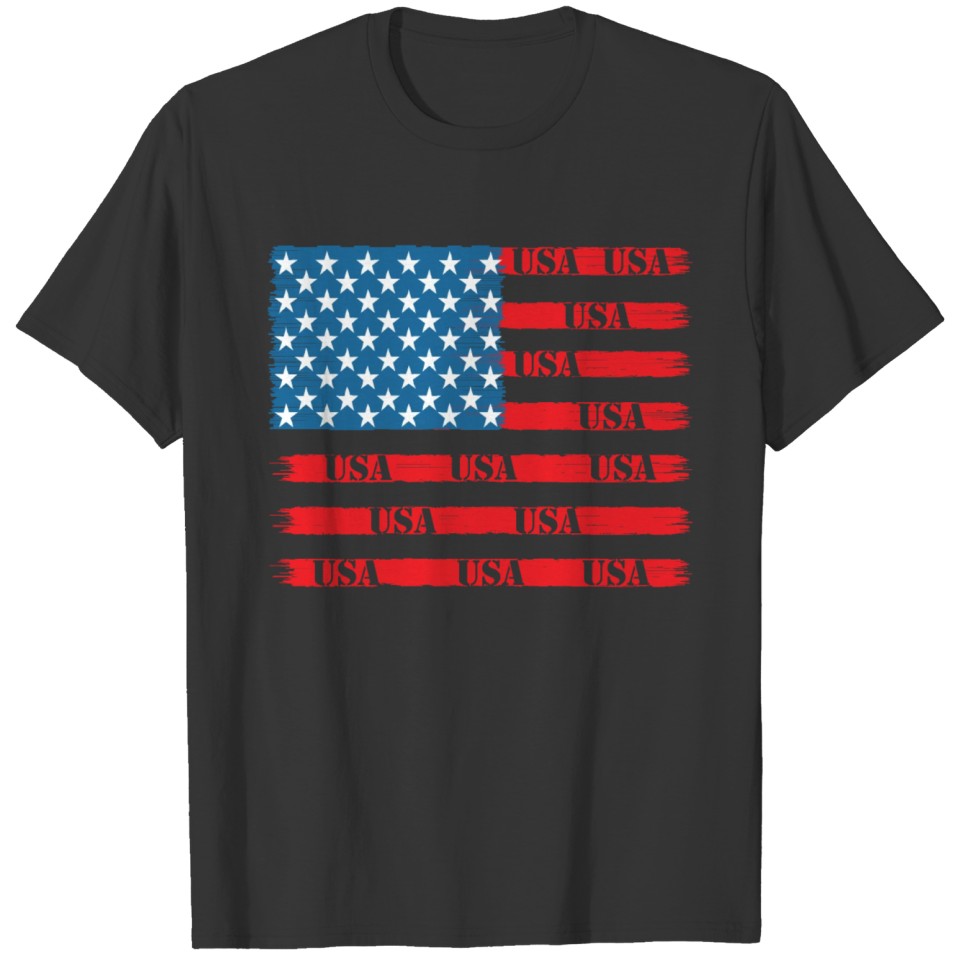 American flag T-shirt