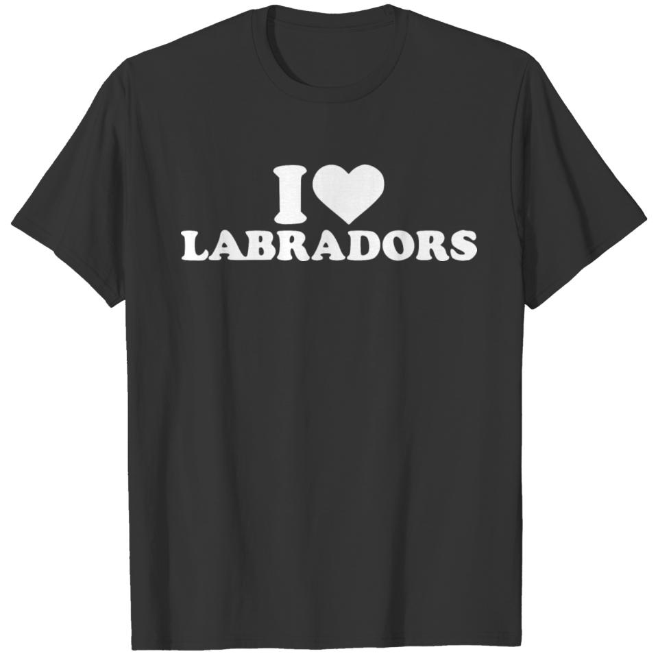 i love labradors 2 T-shirt