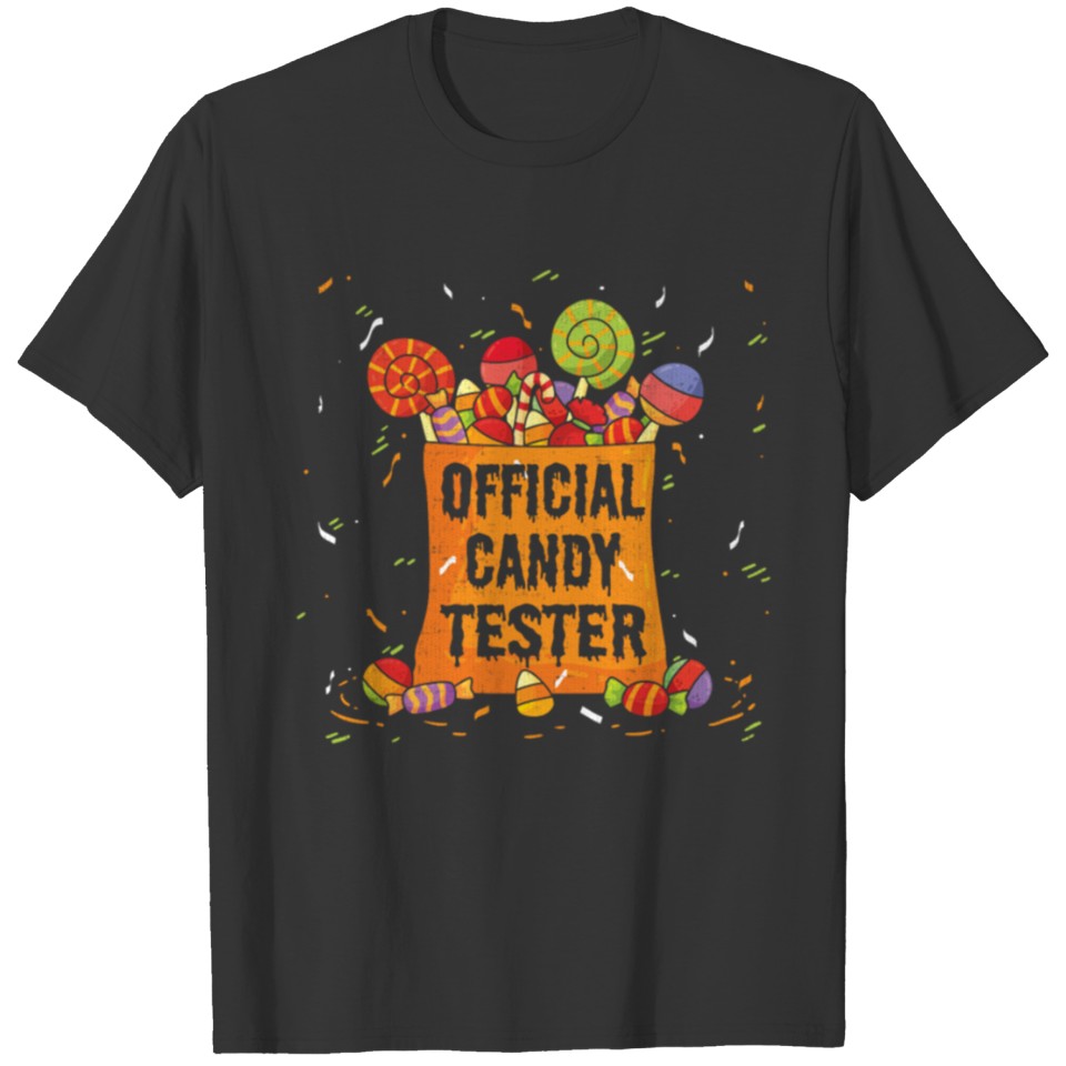 Official Candy Tester Halloween Costume Ideas T-shirt