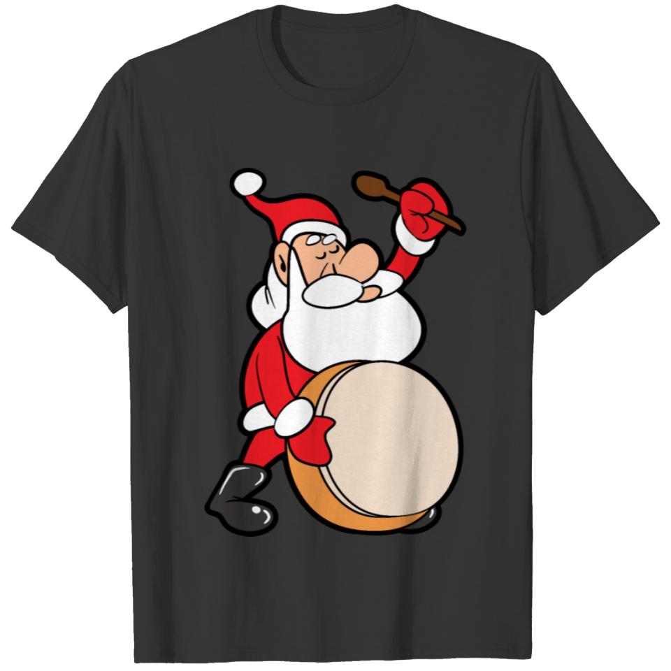 Santa Claus Xmas Merry Christmas Musician Music T-shirt