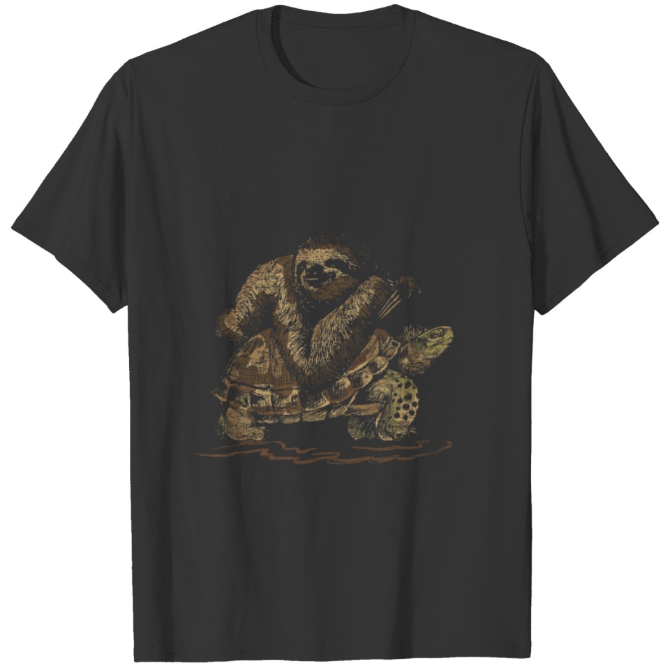 Sloth Turtle Gift Animals T-shirt