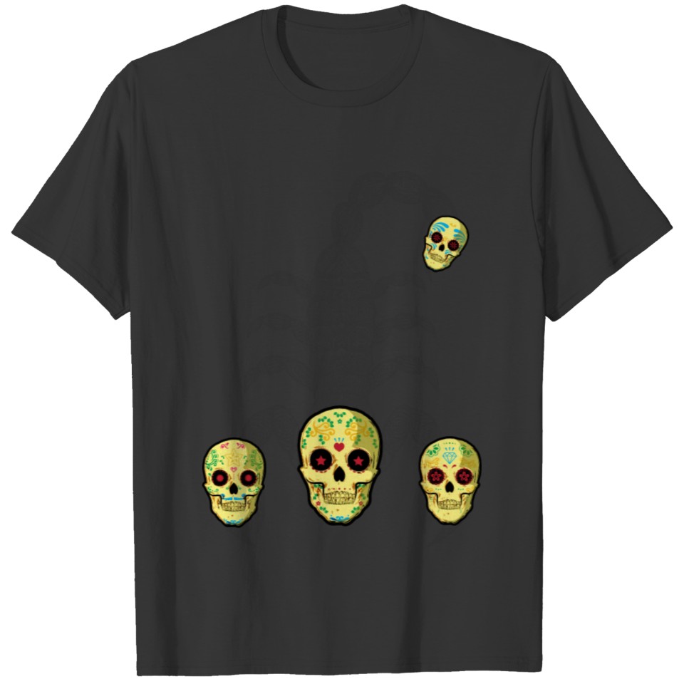 Funny Scorpion - Skull Heads - Poisonous Venom T Shirts