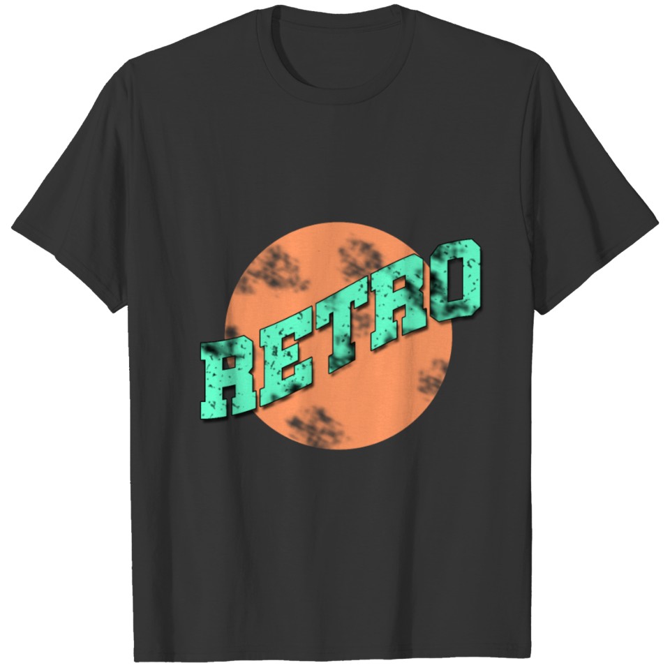 Retro Orange Vintage Style T Shirts Gift Idea