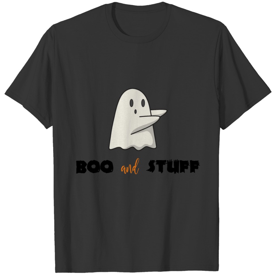 Halloween ghost gift idea cute costume trick treat T-shirt