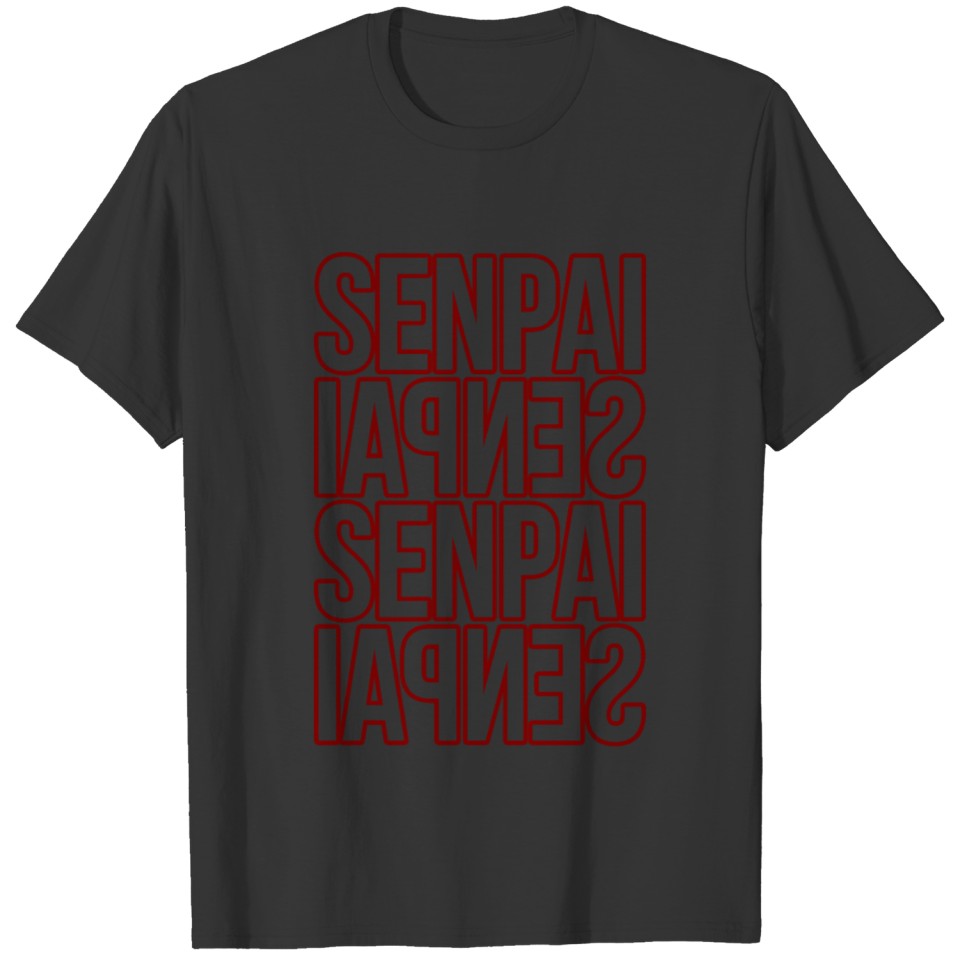 Japanese anime tees - Senpai T Shirts