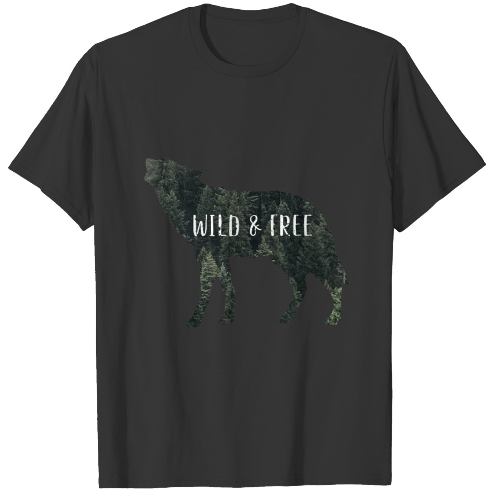 Wild & Free Wolf T-shirt