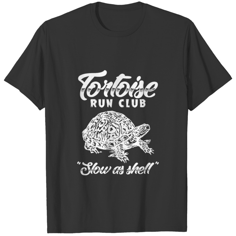Tortoise Run Club Slow As Shell T-shirt