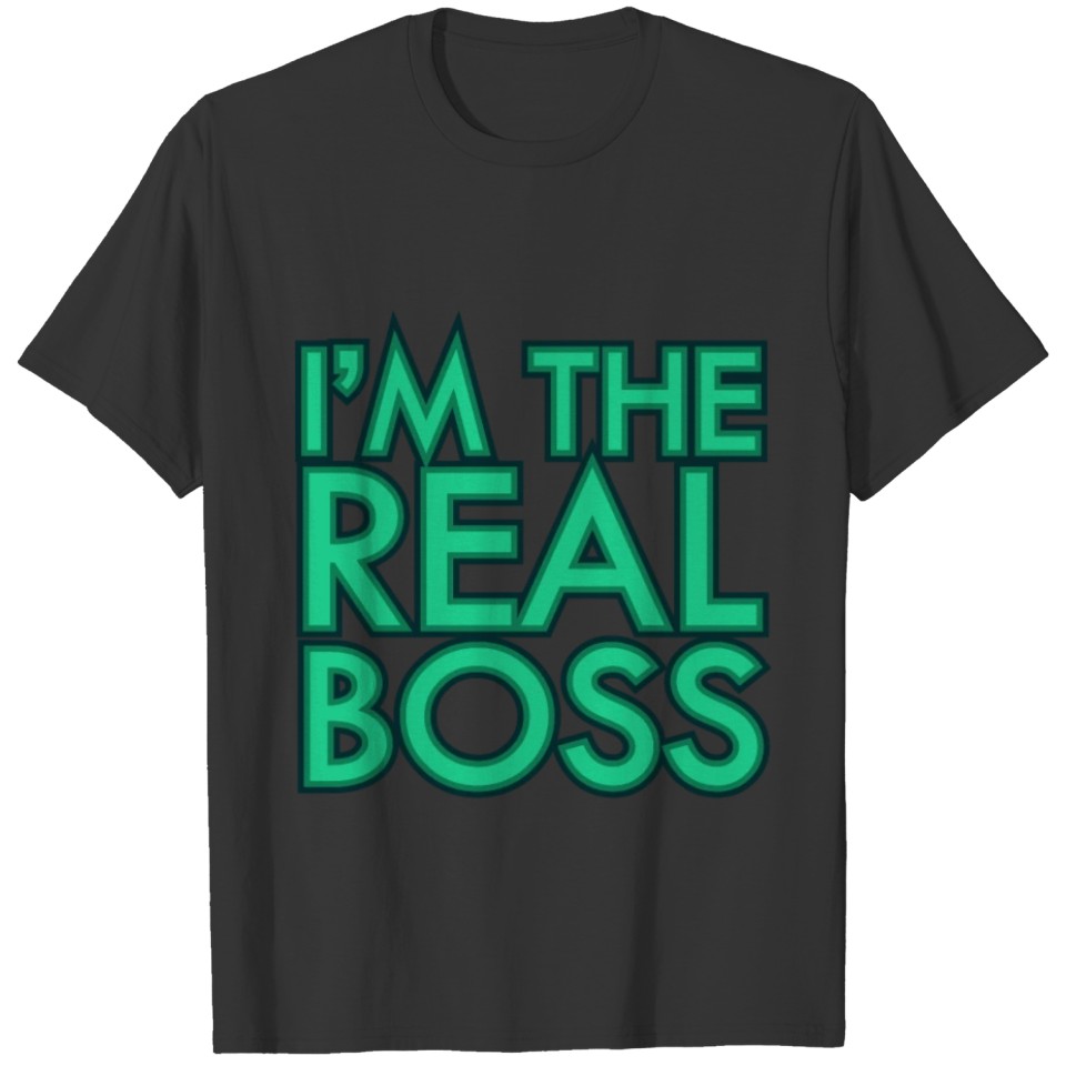 I'm The Real Boss Couple Valentines Giftidea T-shirt