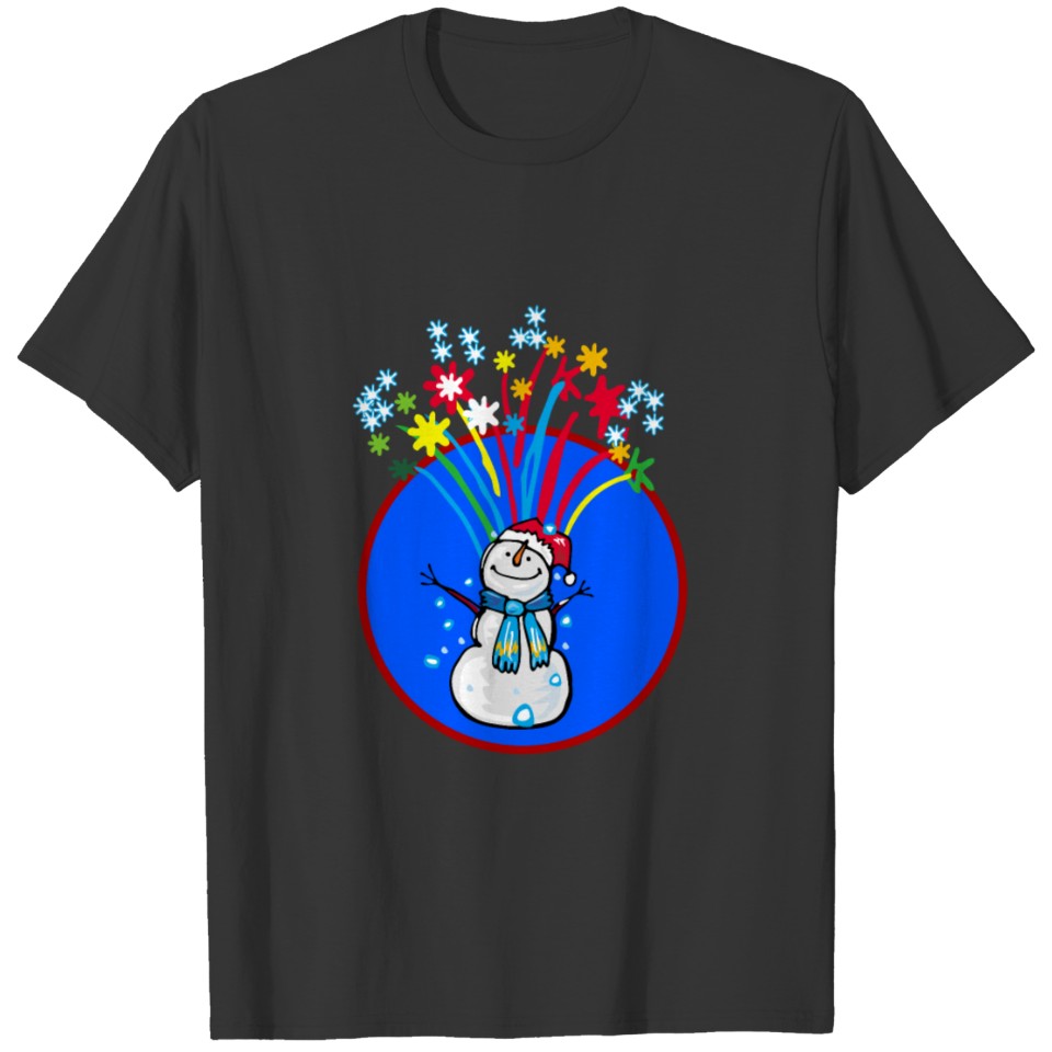 christmas snowman - merry christmas gift idea T-shirt
