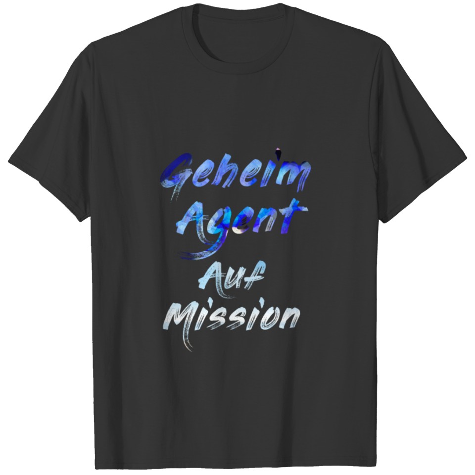 Geheim Agent Auf Mission T-shirt