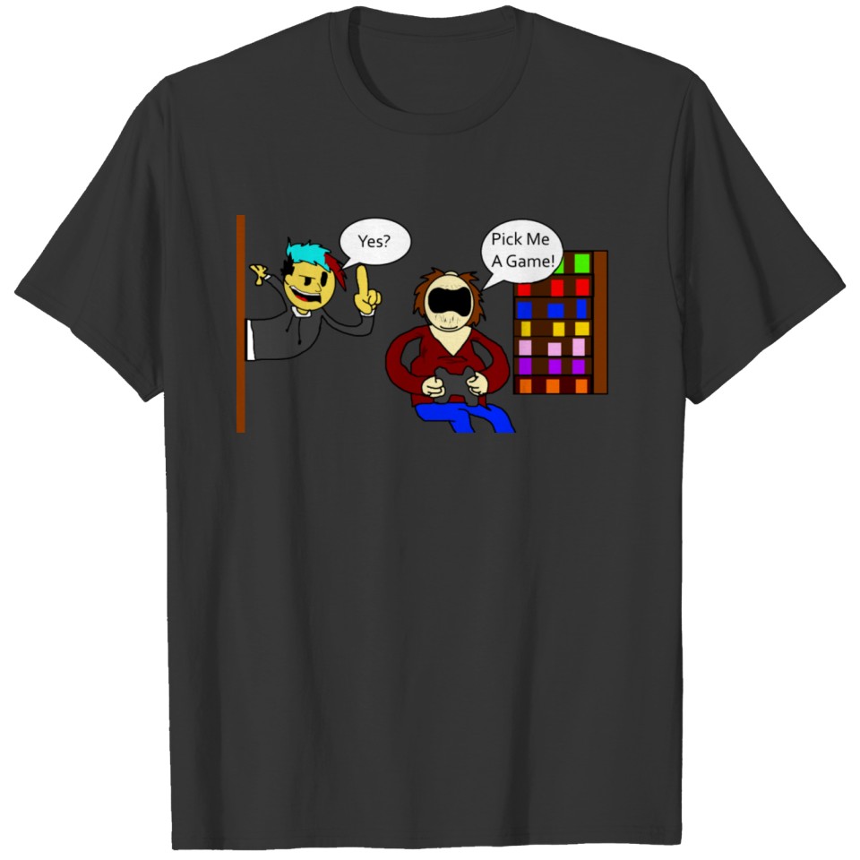 Fat Man Asking For a Game! (SHIRTS ONLY) T-shirt