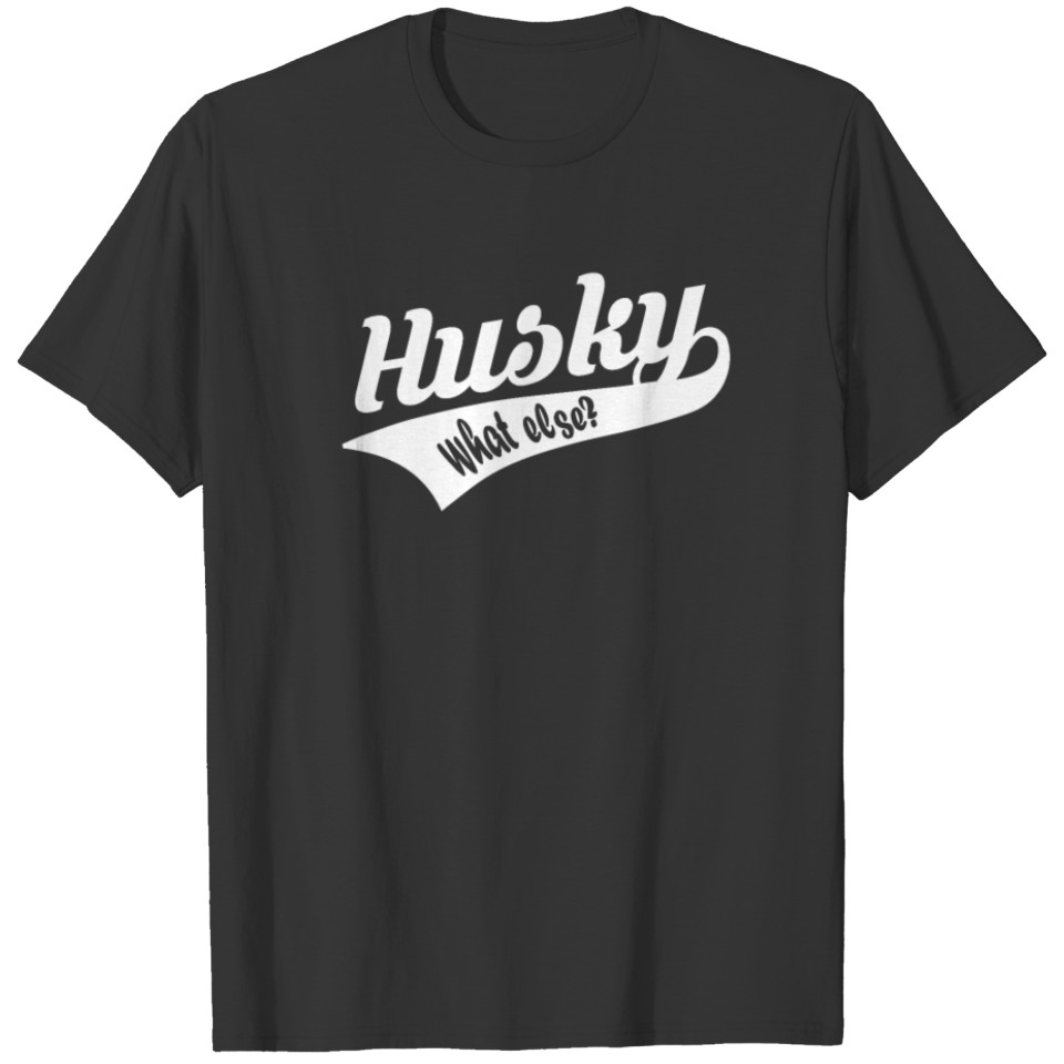 I only care about huskys T-shirt