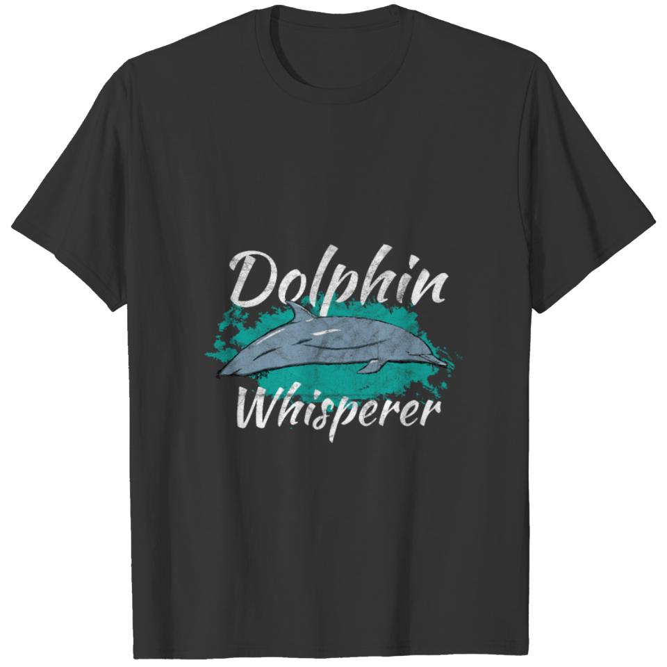 Animal Print Gift - Dolphin Whisperer T-shirt