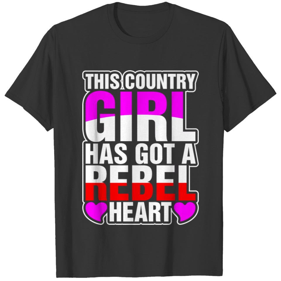 This Polish Girl Has Got A Rebel Heart T-shirt