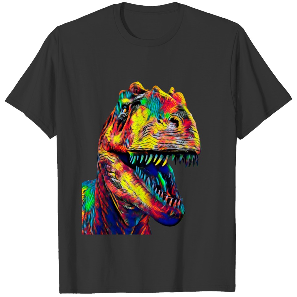 Tyrannosaurus Dinasour Antient Animal Predator Extinct Nature Park T Shirts