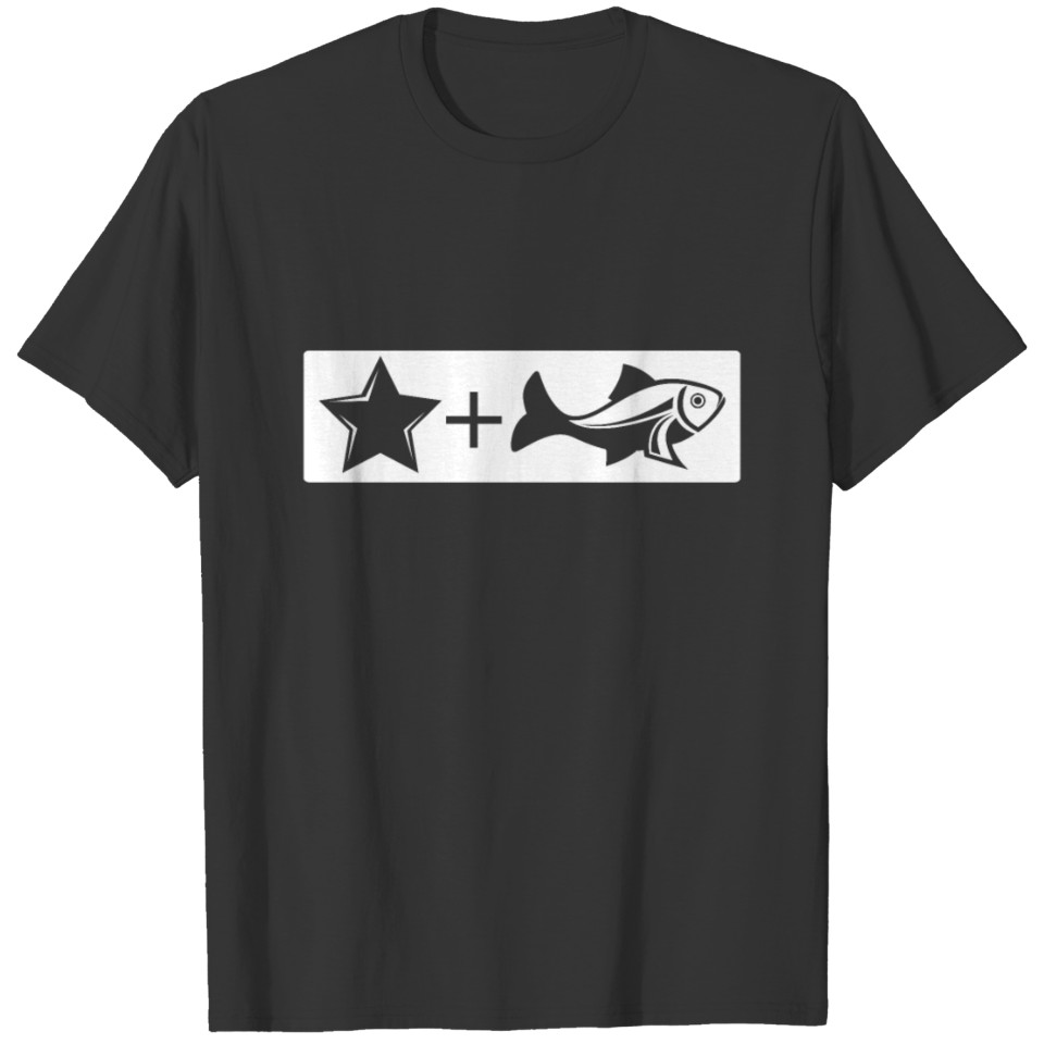 Star + Fish = Starfish funny christmas gift T-shirt