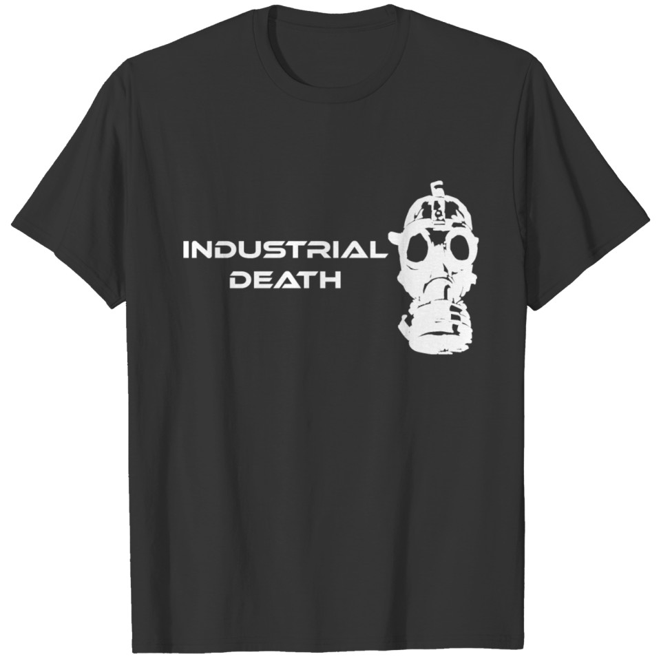 industrial death white T-shirt