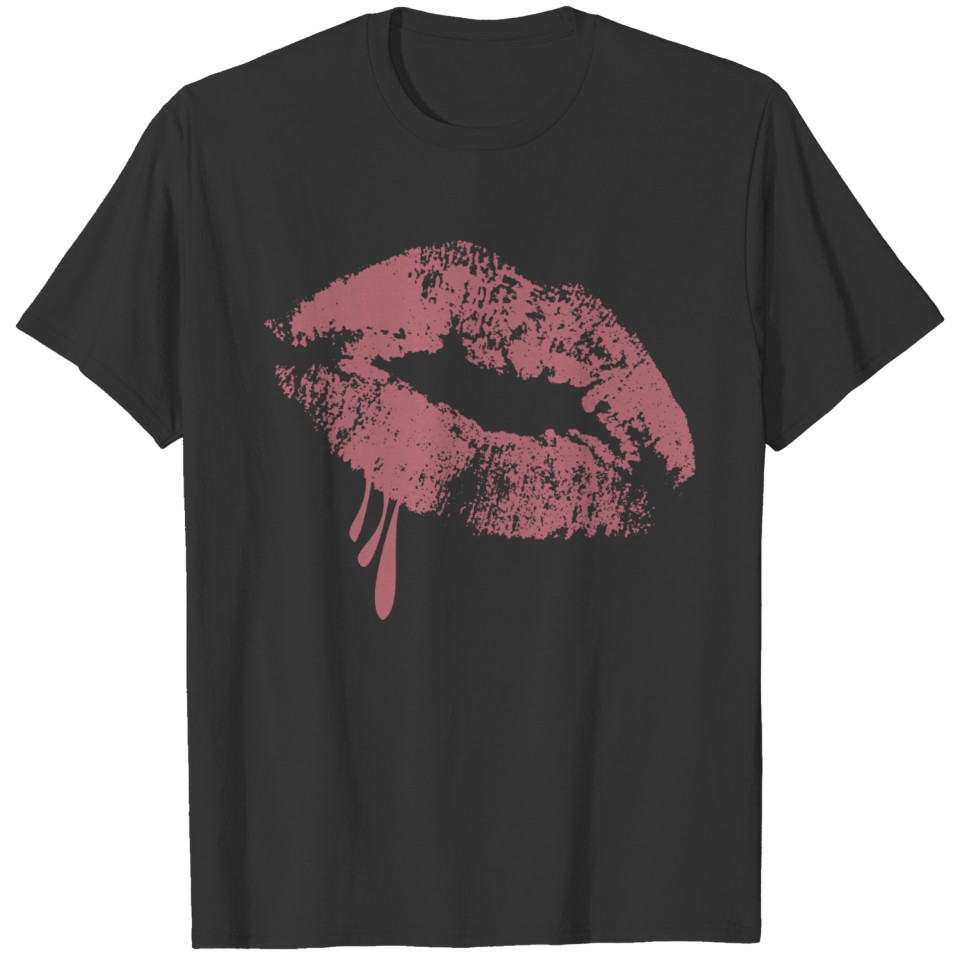 Funny Makeup - Lips Lipstick - Gloss Glow Humor T-shirt