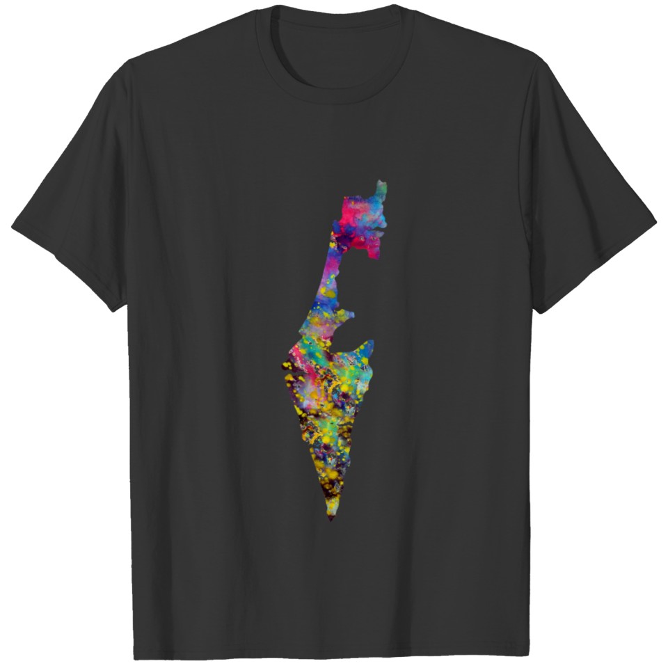 Israel map T-shirt