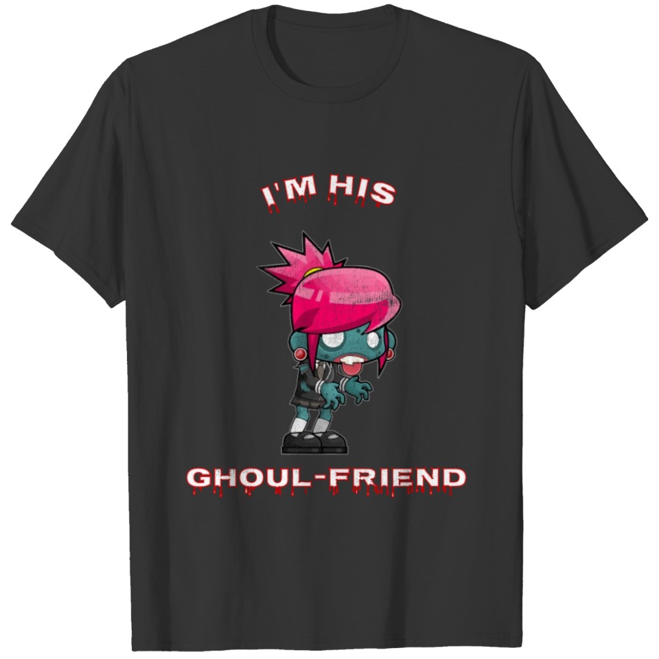 Girlfriend Monster Halloween Shirt Halloween Coupl T-shirt