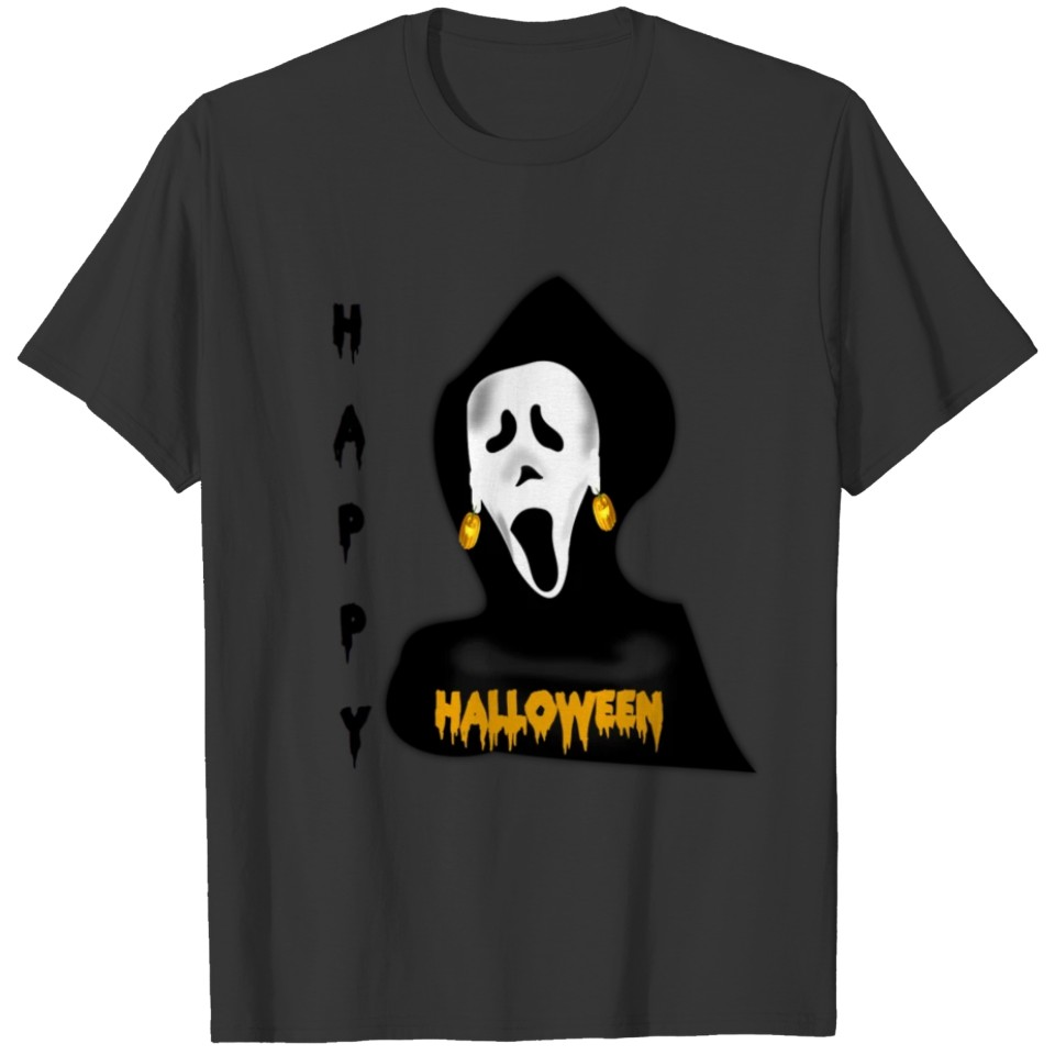 HAPPY HALLOWEEN Zombie Funny T Shirt T-shirt