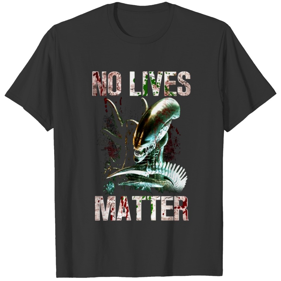 no lives matter scare color strong mens or woman h T-shirt