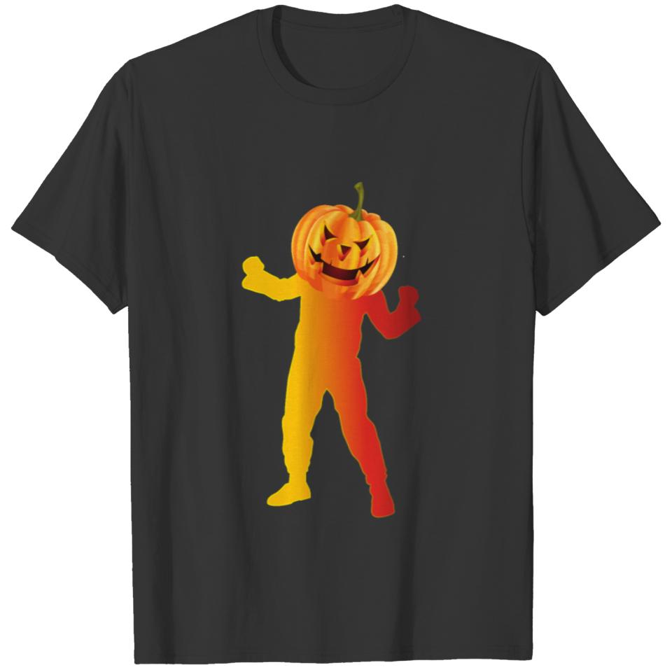 Dancing Halloween Man Pumpkin T-shirt