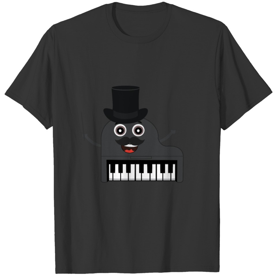 black maestro piano music idea festival instrument T Shirts