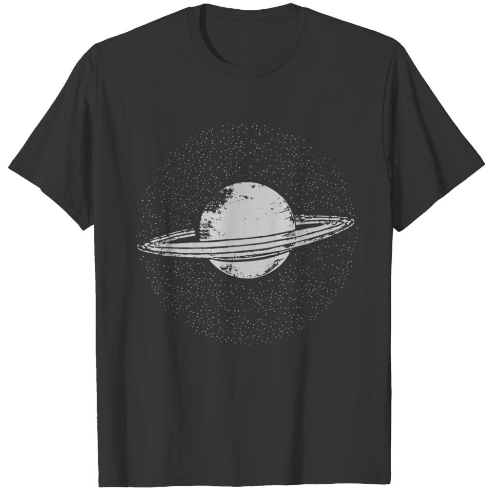 Planet Saturn T Shirt Solar System Shirt Geek T-shirt