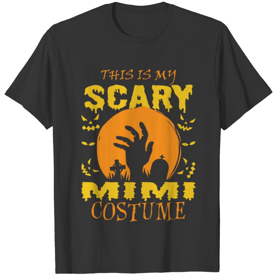 This Is My Scary Mimi Costume Halloween T-shirt