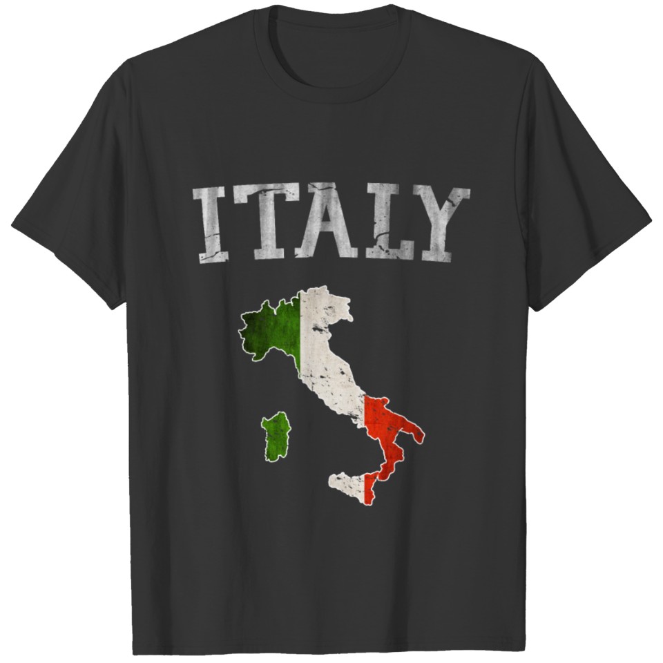 Vintage Italia Italy Italian Flag T Shirts