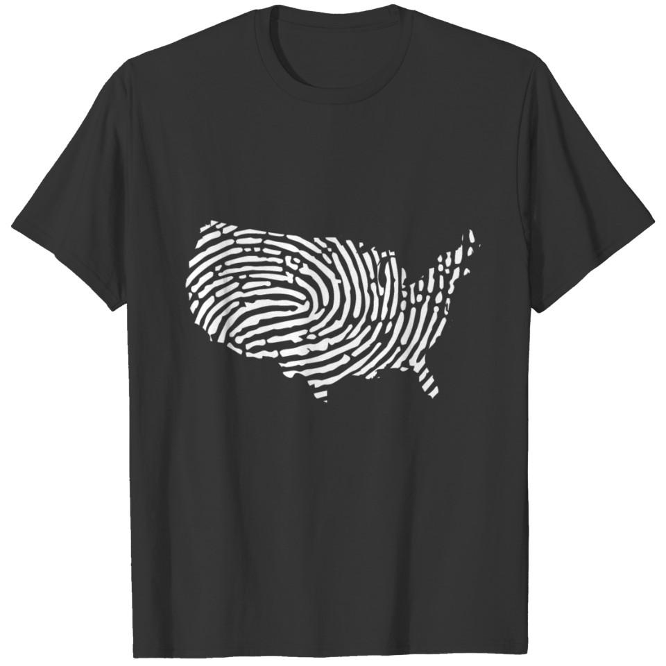 USA Fingerprint T-shirt