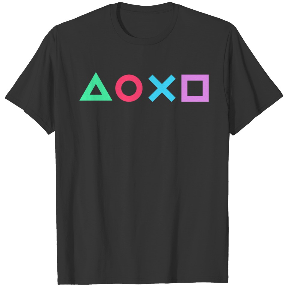 Game Controller Symbols T-shirt