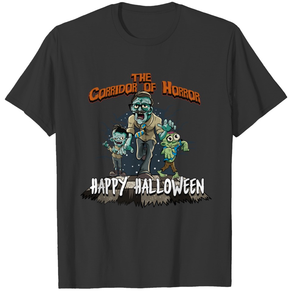 Happy Halloween The Corridor Of Horror T-shirt