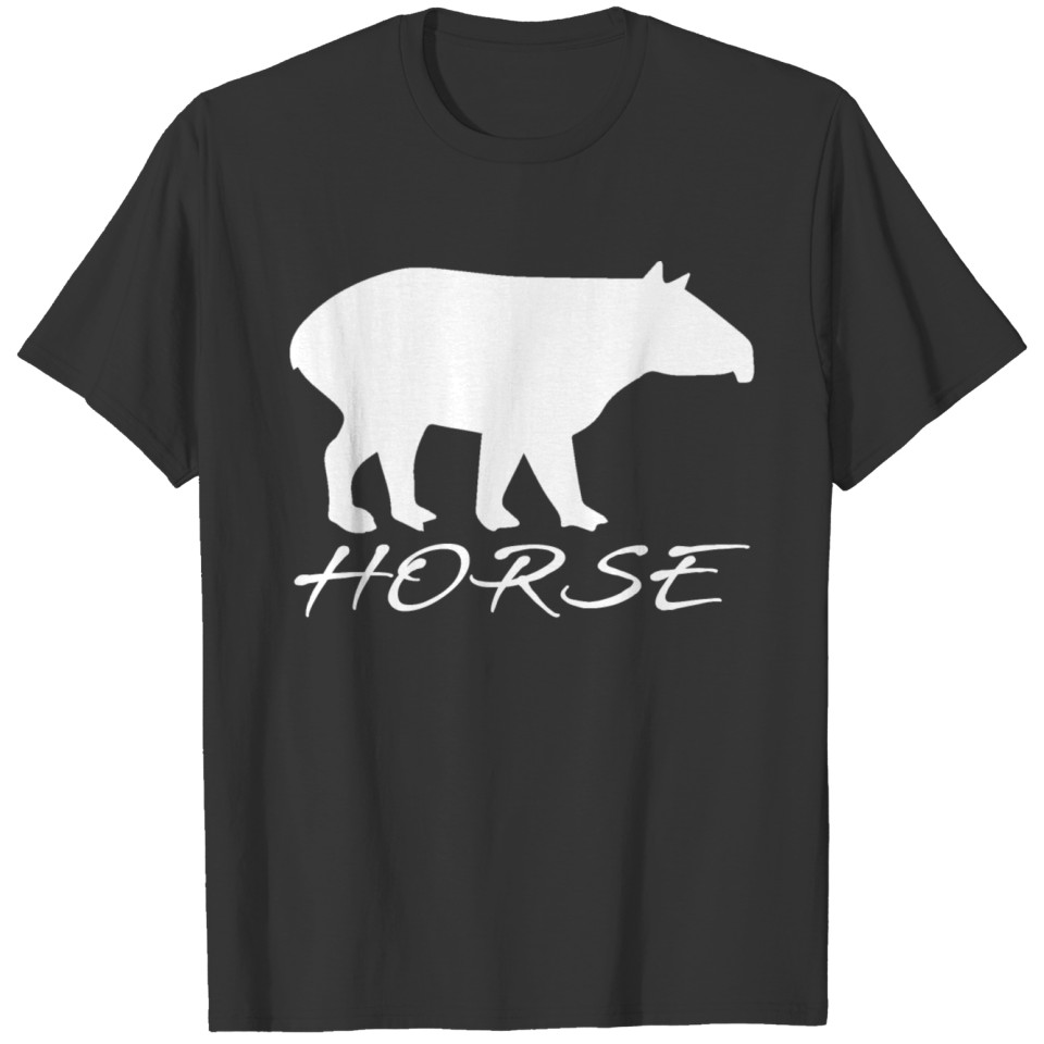 Tapir white design T Shirts