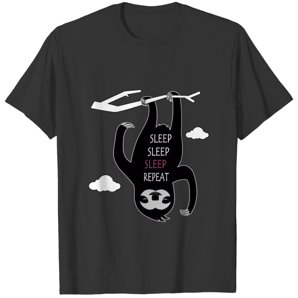 sloth animal mantra sleep cute gift idea T-shirt