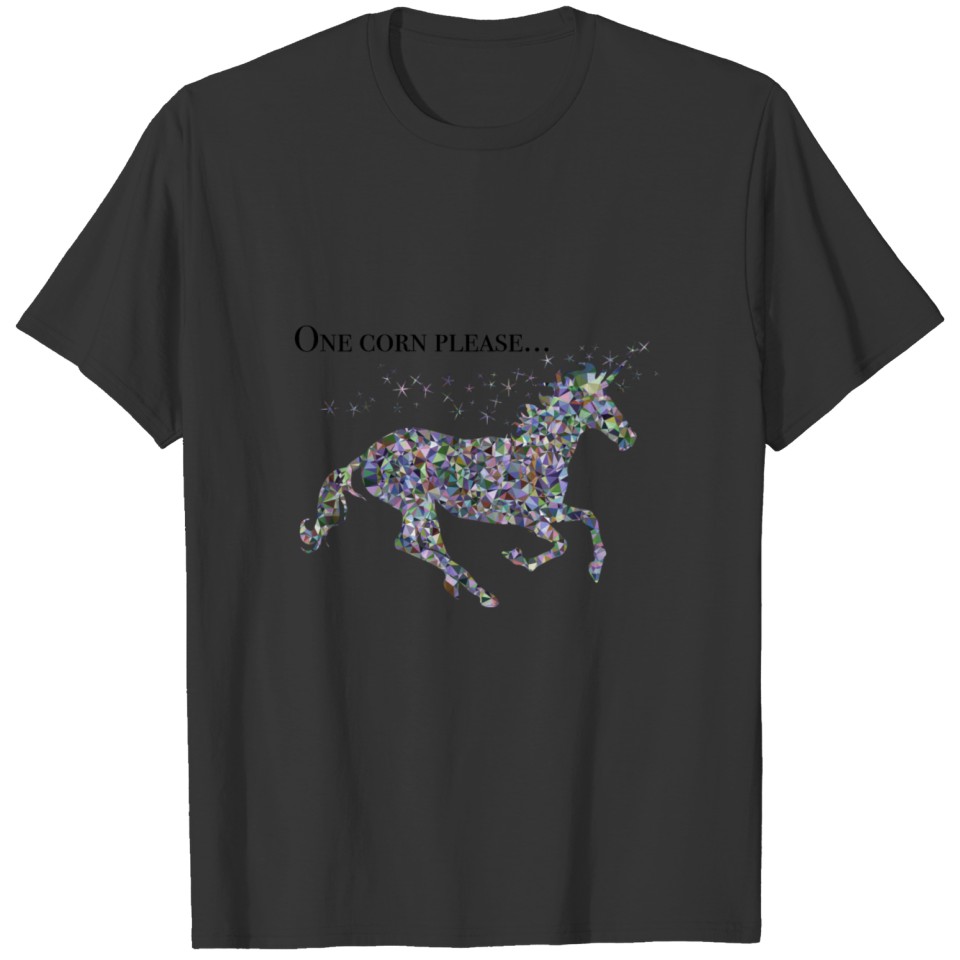 One unicorn please cute pegasus present girls fun T Shirts