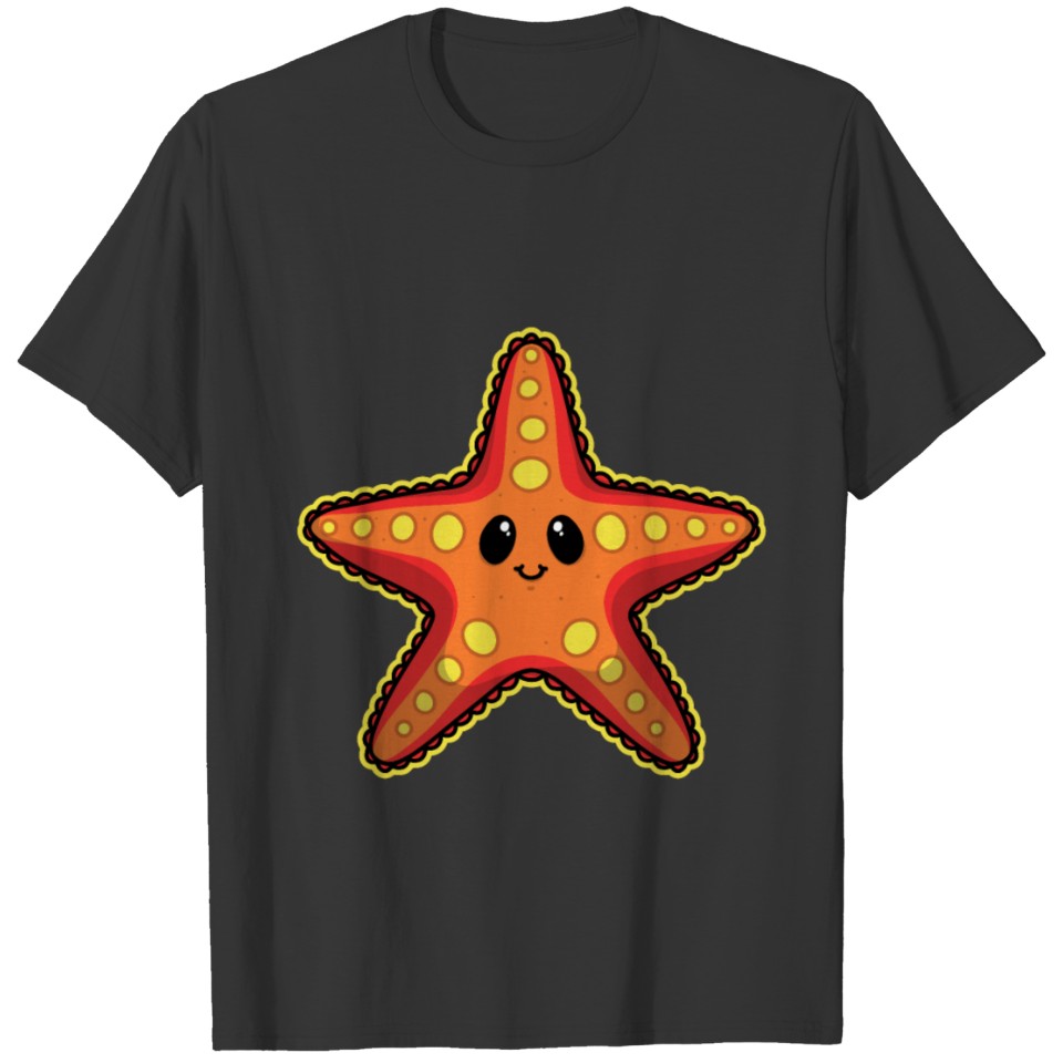 Baby Animal Child Starfish Octupus Cute Sweet Gift T-shirt