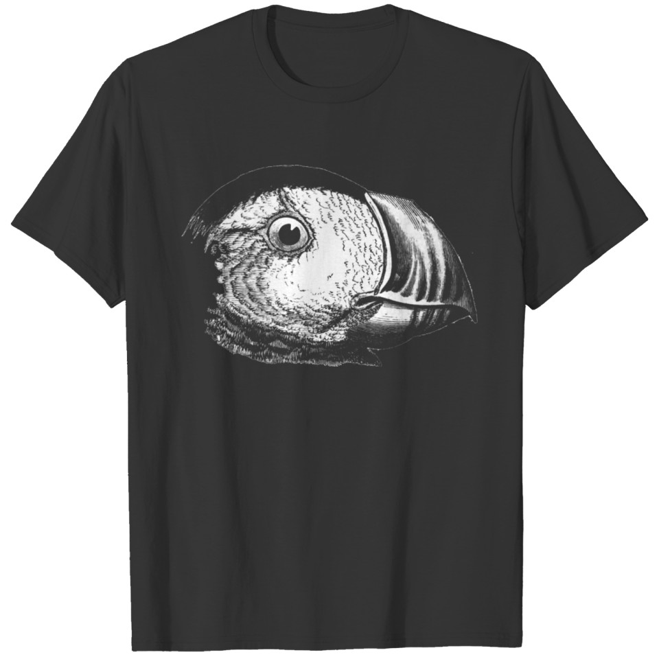 Funny Puffin - Short Neck Colorful Bill Seafowl T Shirts