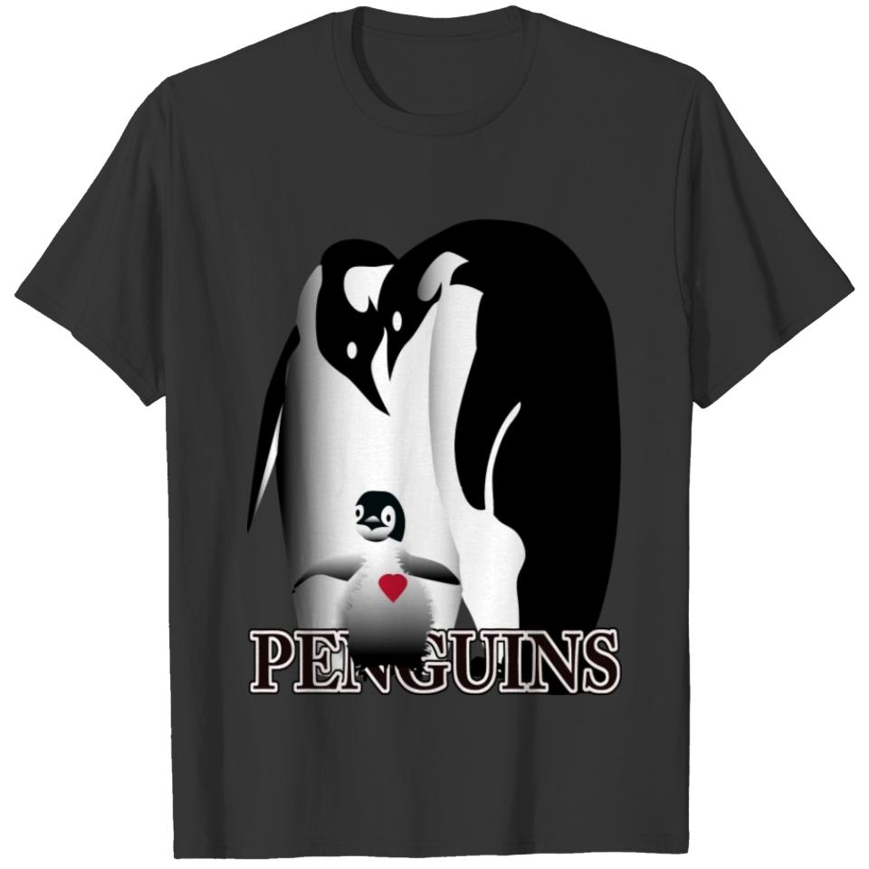 Penguins Animal T shirts T-shirt