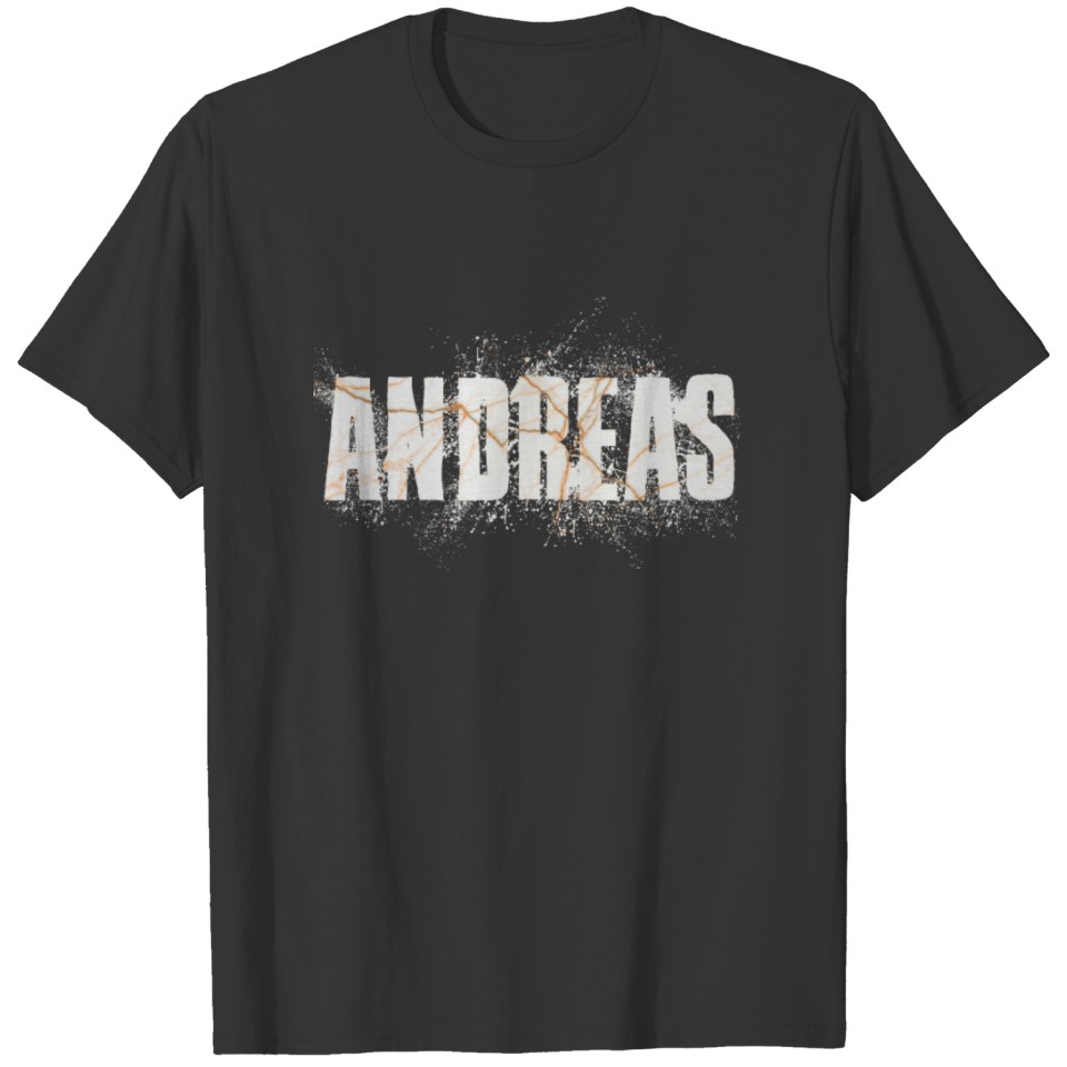 Andreas Name Word T-shirt