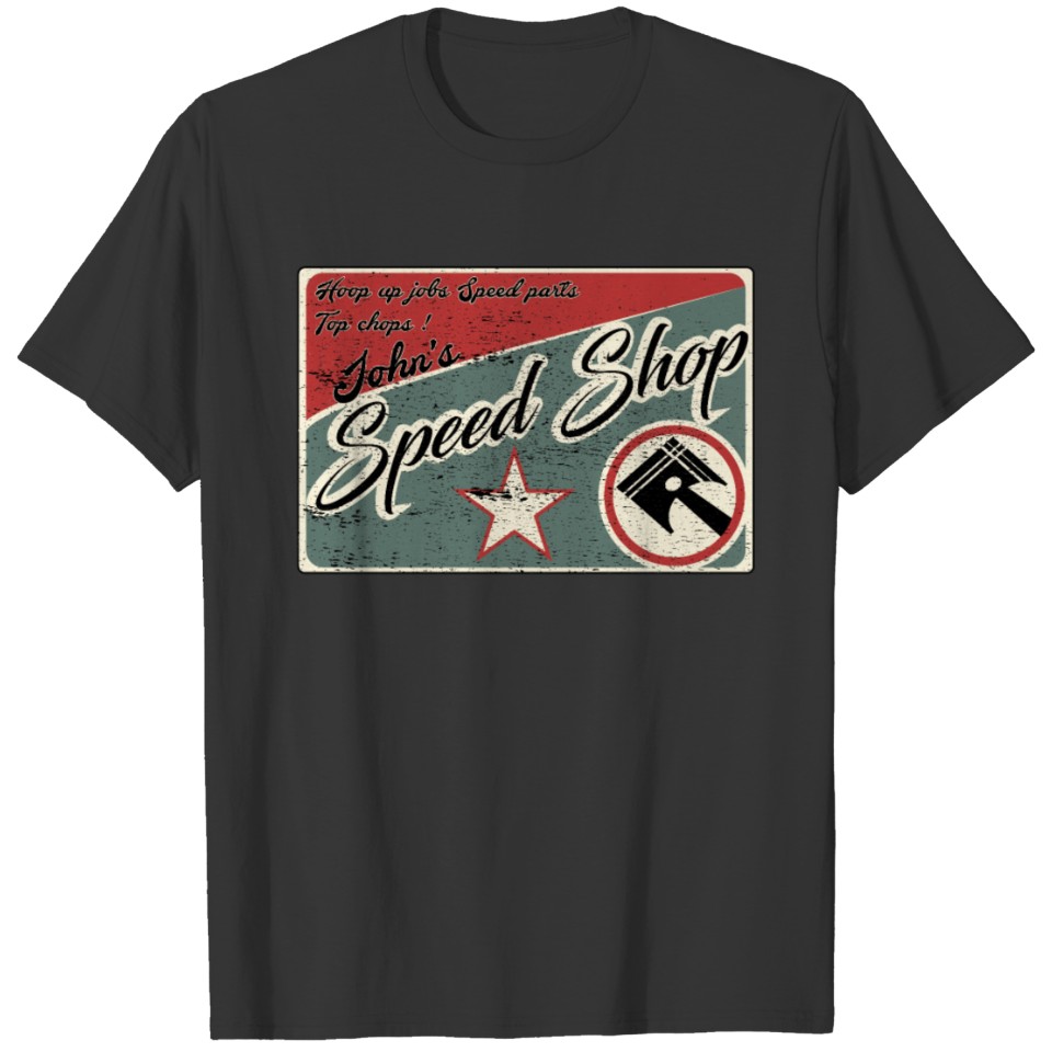 John's Speed shop T-shirt
