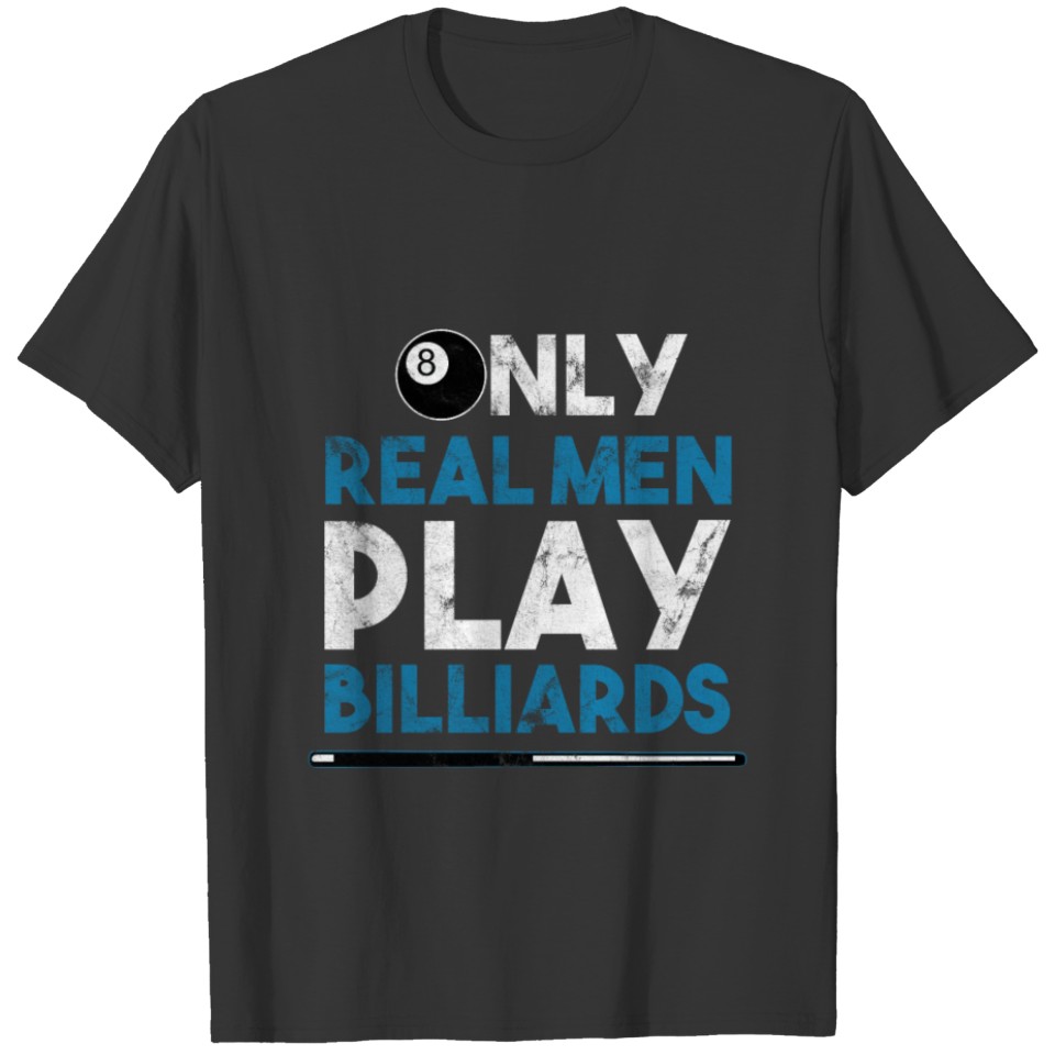 Billiard pool game men sport gift T-shirt